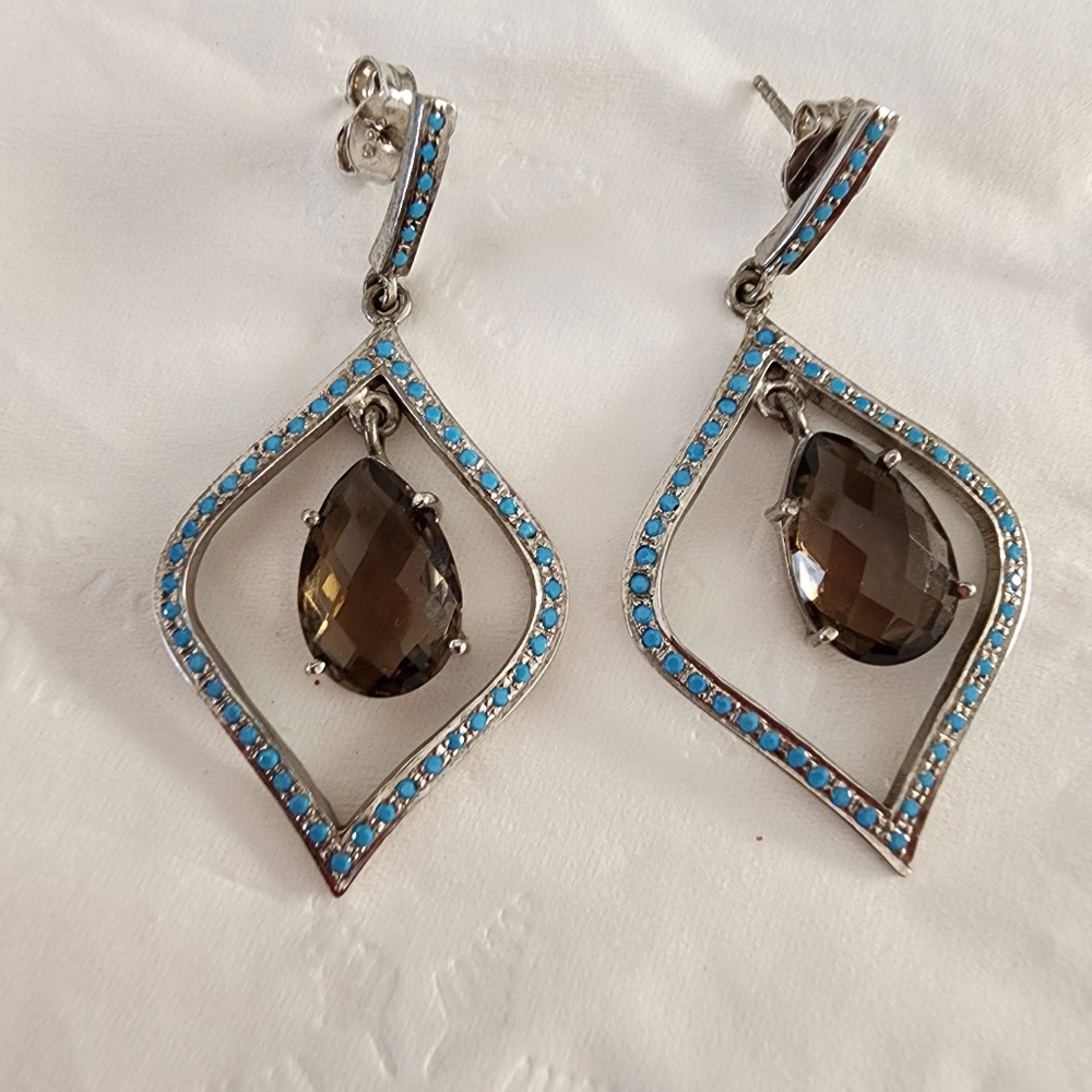 Crystal drop earrings